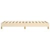 vidaXL Boxspringbettgestell Creme 90x190 cm Stoff