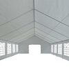 vidaXL Zeltstoff ohne Gestell Grau 10 x 5 m PE