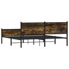 vidaXL Metallbett ohne Matratze R&auml;uchereiche 160x200 cm
