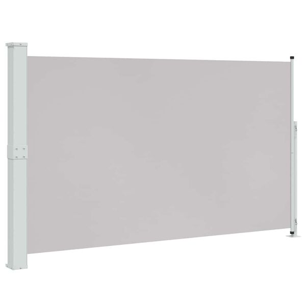 vidaXL Seitenmarkise Ausziehbar 180x300 cm Grau