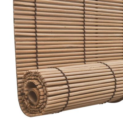 vidaXL Bambusrollos 2 Stk. 100x160 cm Braun