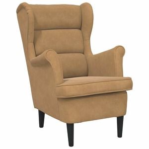 vidaXL Sessel Braun Samt