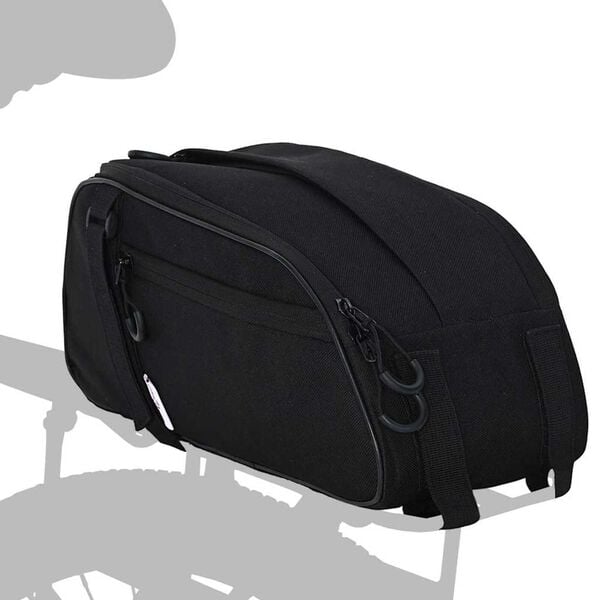 vidaXL Fahrradtasche Schwarz 38 x 16 x 16 cm Polyester