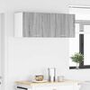 vidaXL H&auml;ngeschrank Grau Sonoma und Wei&szlig; 50 x 31 x 40 cm Holzwerkstoff