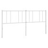 vidaXL Kopfteil Metall Wei&szlig; 180 cm