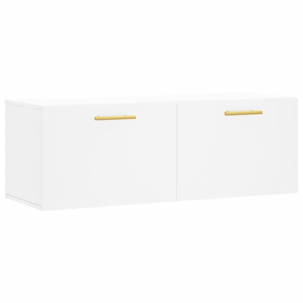 vidaXL Wandschrank Wei&szlig; 100x36,5x35 cm Holzwerkstoff