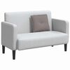 vidaXL R&uuml;ckenkissen Taupe 50 x 19 x 45 cm Stoff