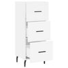 vidaXL Sideboard Weiß 34,5x34x90 cm Holzwerkstoff