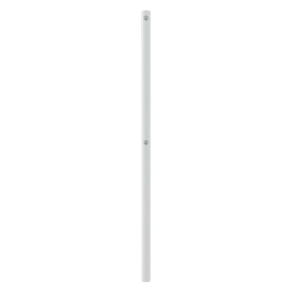 vidaXL Ersatz-Kopfteil Metall Wei&szlig; 200 cm