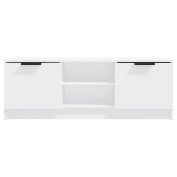 vidaXL TV-Schrank Wei&szlig; 102x35x36,5 cm Holzwerkstoff