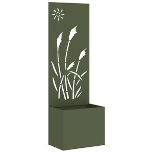 vidaXL Garten Sichtschutz-Leinwand Olivgr&uuml;n 50 x 32 x 150 cm