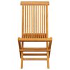 vidaXL Gartenst&uuml;hle mit Hellgr&uuml;nen Kissen 4 Stk. Massivholz Teak
