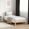 vidaXL Massivholzbett ohne Matratze 90x190 cm Kiefernholz