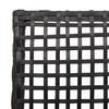 vidaXL Gartenstuhl 2 pcs Schwarz 55 x 53 x 85 cm Poly-Rattan