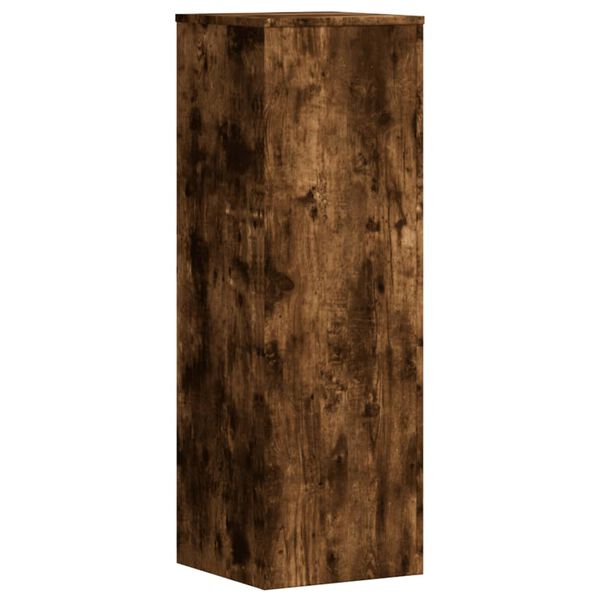 vidaXL Pflanzenst&auml;nder R&auml;uchereiche 33x33x100 cm Holzwerkstoff