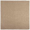 vidaXL Innen- und Au&szlig;enteppich AGIRA Natur 200 x 200 cm Polyester