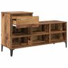 vidaXL Schuhschrank mit Regal Altholz 102 x 36 x 60 cm Holzwerkstoff