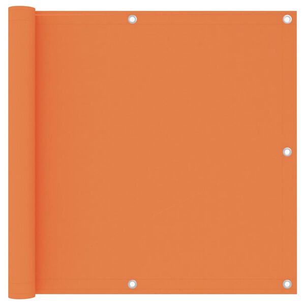 vidaXL Balkon-Sichtschutz Orange 90x300 cm Oxford-Gewebe