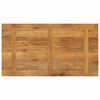 vidaXL Tischplatte 110x70x2,5 cm Rechteckig Massivholz Mango