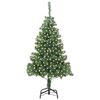 vidaXL Weihnachtsbaum mit 300 LEDs mit St&auml;nder Gr&uuml;n 180 cm PVC