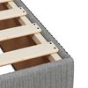 vidaXL Boxspringbett mit Matratze Hellgrau 140x190 cm Stoff