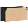 vidaXL TV-Schrank Schwarze Eiche 80 x 30 x 41 cm Holzwerkstoff