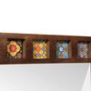 vidaXL Badezimmer Spiegel Walnuss 50 x 70 x 3 cm Massivholz Mango