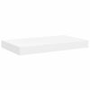 vidaXL Schwebende Wandregale 4 Stk. Wei&szlig; 50x23x3,8cm MDF