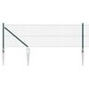 vidaXL Zaunpfosten Gr&uuml;n 100 x 0,8 m (12 x 12 mm Maschen) Stahl und PVC