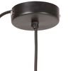vidaXL H&auml;ngelampe 25 W Schwarz Rund 17 cm E27