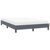 vidaXL Bettgestell ohne Matratze Dunkelgrau 160x210 cm Samt