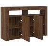 vidaXL Sideboard Braun Eichen-Optik 116 x 30 x 75 cm Holzwerkstoff