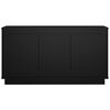 vidaXL Sideboard Schwarz 102x35x55 cm Holzwerkstoff