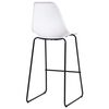 vidaXL 5-tlg. Bar-Set Kunststoff Wei&szlig;