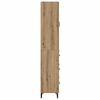 vidaXL Highboard Artisan-Eiche 69,5 x 34 x 180 cm Holzwerkstoff