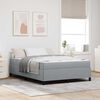 vidaXL Boxspringbett Hellgrau 140 x 200 cm Stoff