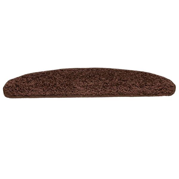 vidaXL Stufenmatten 15 Stk. 65x21x4 cm Braun Halbrund Gro&szlig;