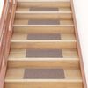 vidaXL Stufenmatten Selbstklebend 15 Stk. 60x25 cm Hellbraun Rechteckig