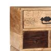 vidaXL Sideboard Massivholz Mango 115x30x80 cm