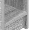 vidaXL Nachttische mit Schublade 2 Stk. Grau Sonoma 20x36x60 cm