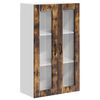vidaXL K&uuml;chenwandschrank mit T&uuml;r Ger&auml;ucherte Eiche 60 x 31 x 100 cm