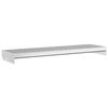 vidaXL Gitterroststufe 80x24x7 cm Verzinkter Stahl