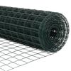 vidaXL Eurozaun Grün 1,5 x 10 m PVC-beschichtetes Eisen