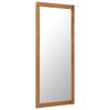vidaXL Spiegel 50x140 cm Eiche Massivholz
