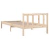 vidaXL Massivholzbett Kiefernholz 90x200 cm