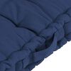 vidaXL Palettenkissen 4-tlg. Hellmarineblau Baumwolle