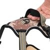 vidaXL Hundegeschirr mit Leine & Halsband Verstellbar Camouflage S