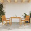 vidaXL Garten Essgruppe 3 pcs Braun Massivholz Akazie