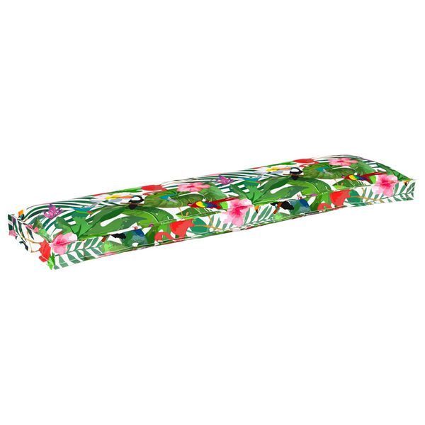 vidaXL Palettenkissenset 2 pcs Tropischer Dschungel 150 x 40 x 8 cm