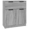 vidaXL Sideboards 3 Stk. Grau Sonoma Holzwerkstoff